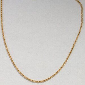 Vintage MONET Gold Tone Twist Chain Necklace